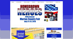 Desktop Screenshot of marioncountyfairks.org